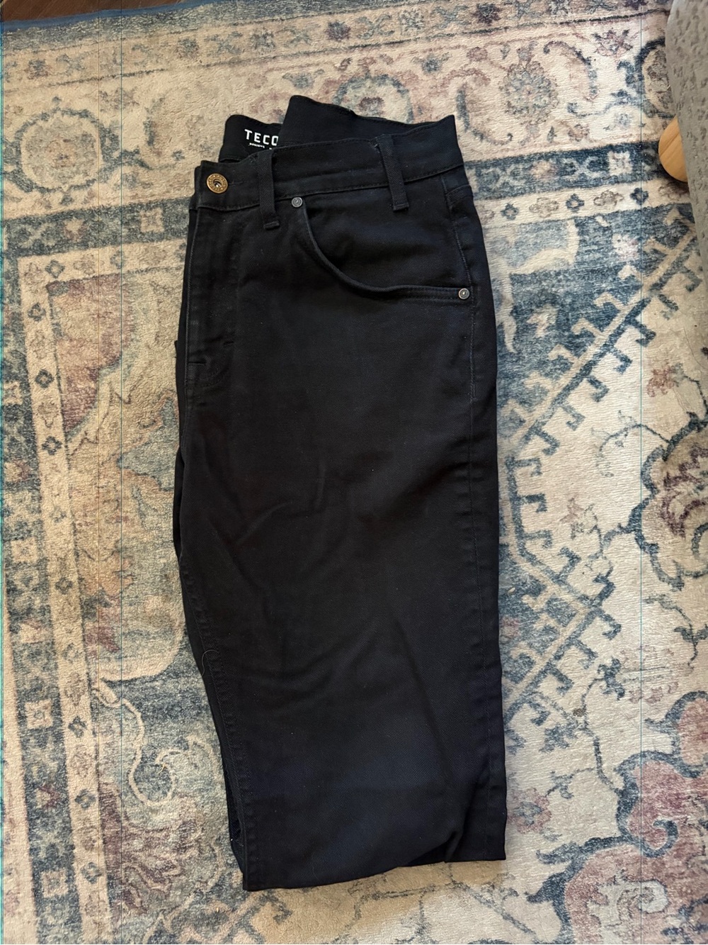 Tecovas Black Straight-Leg Men’s Jeans